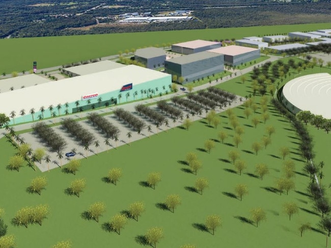 Artist's impression of the Warnervale Business Precinct which shows a Costco on site.