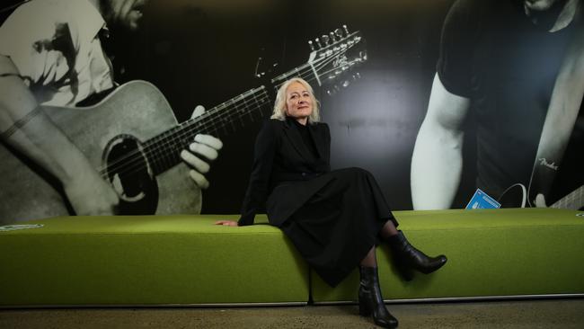 ARIA chief executive Annabelle Herd, photographed at ARIA’s Sydney office in June. Picture: Britta Campion