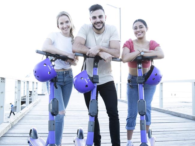 E-scooter company Beam will launch 200 of its scooters in Townsville, taking on rival company Neuron Mobility. Photo: Shane Reid