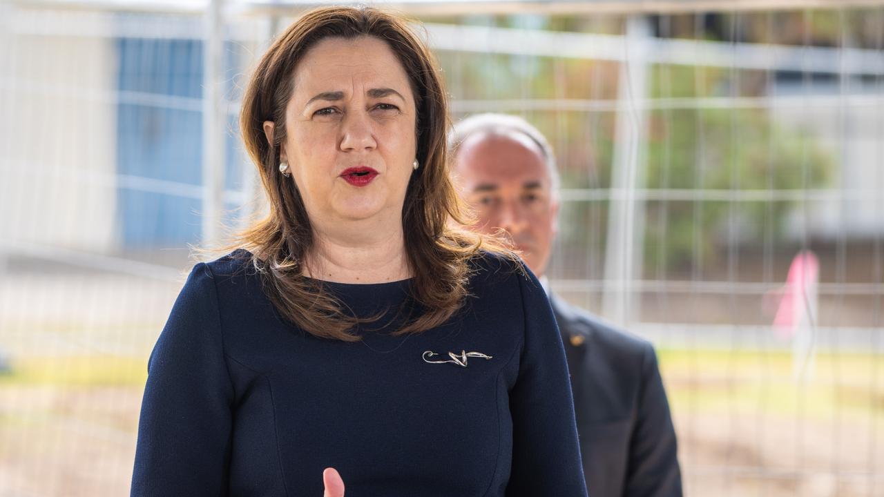 Premier Annastacia Palaszczuk is expected to make an announcement about the NSW border bubble. Pic Cody Fox