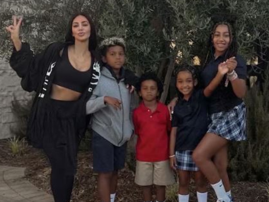 The couple share four kids together: North, Saint, Chicago and Psalm.