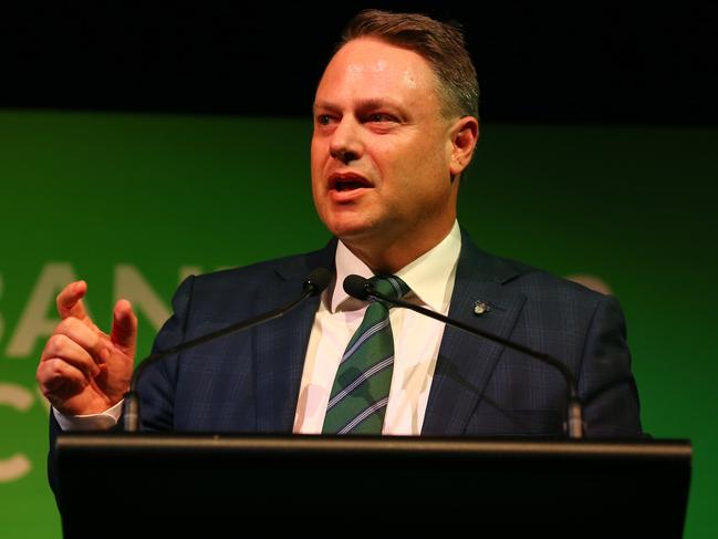 Brisbane 2032 Legacy Forum at the Brisbane RNA convention Centre - Brisbane Lord Mayor Adrian Schrinner.  Bowen Hills  Wednesday 22nd March 2023 Picture David Clark