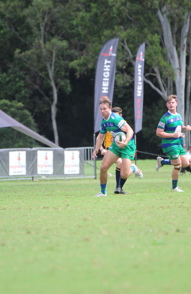 Joe Doljanin. Colts 1 club rugby action between Easts and GPS. Saturday April 6, 2024.