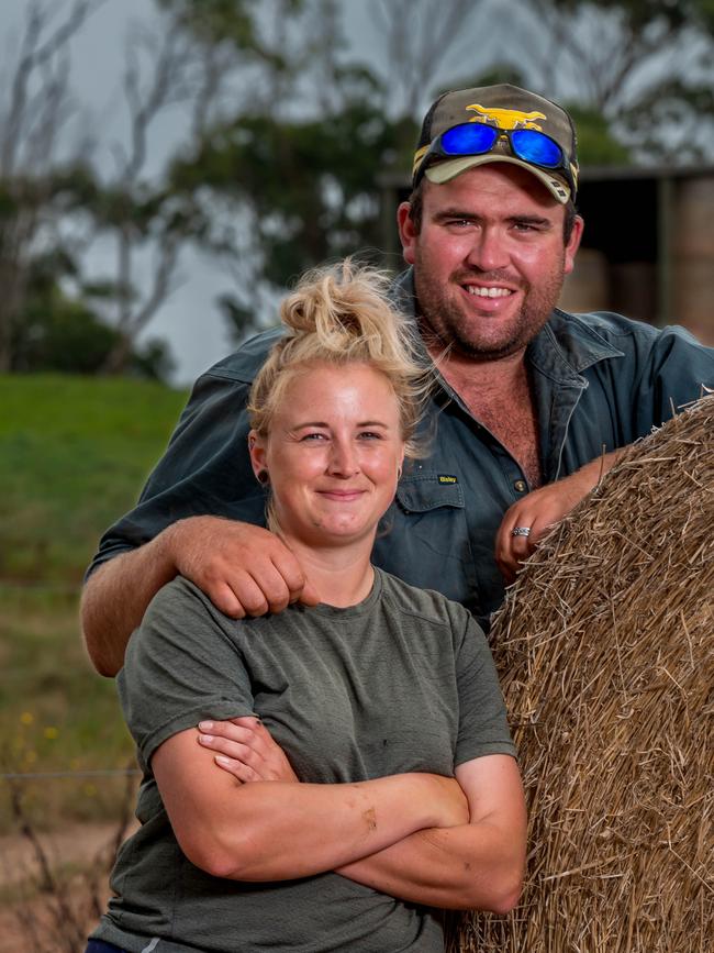 Ryan and Brighid are working towards farm ownership with support from CHF. Picture: Phillip Biggs