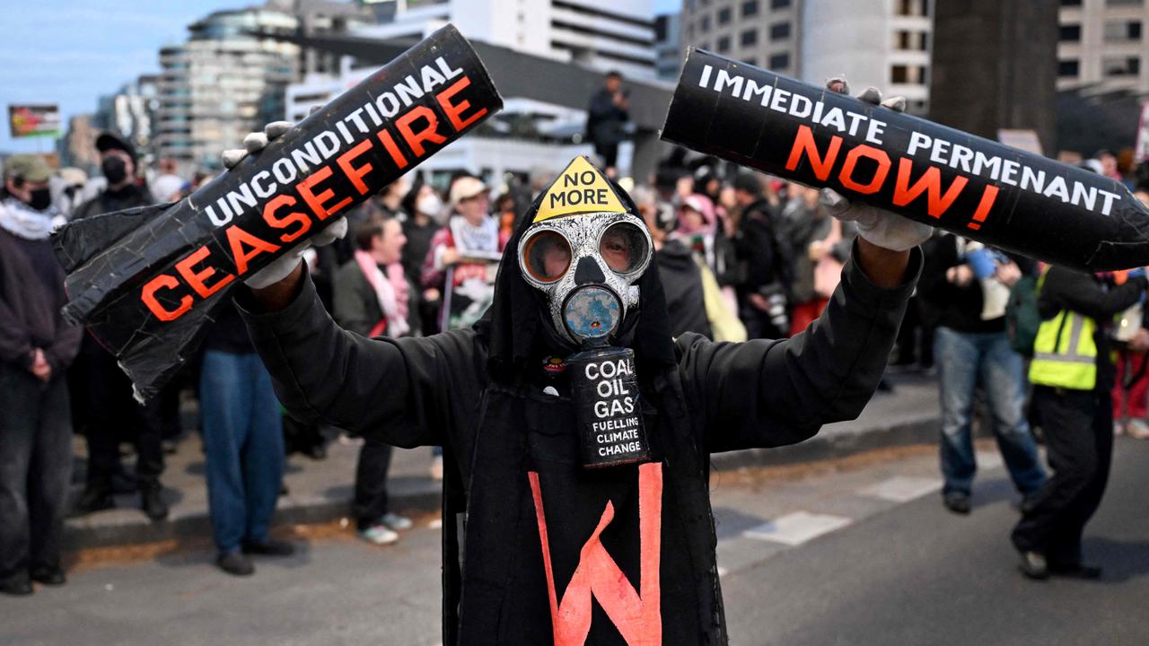 Some were even carrying messages about climate change. Picture: William West/AFP