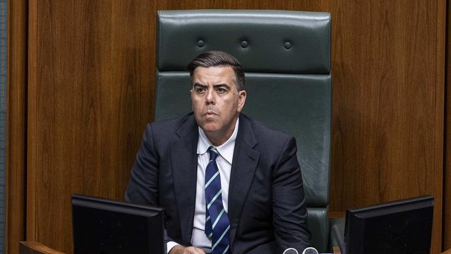 Speaker Milton Dick ordered the MPs involved to apologise. Picture: NCA NewsWire / Gary Ramage