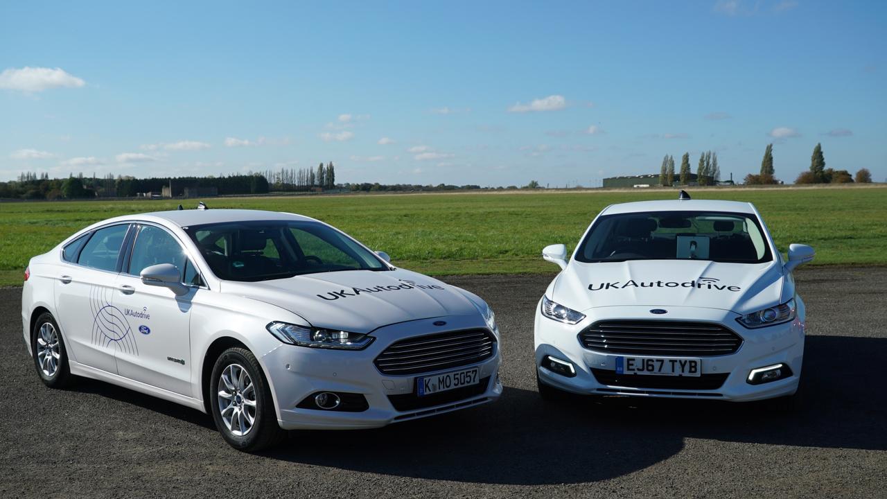 Ford's trial cars are equipped with a number of sensors and communication devices.