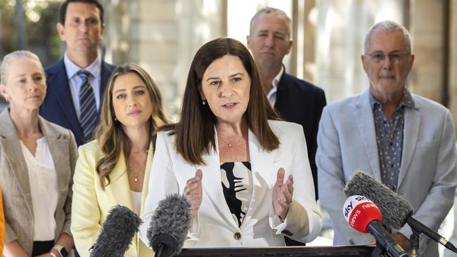 Attorney-General Deb Frecklington at Parliament House in Brisbane on Tuesday. Picture: Richard Walker