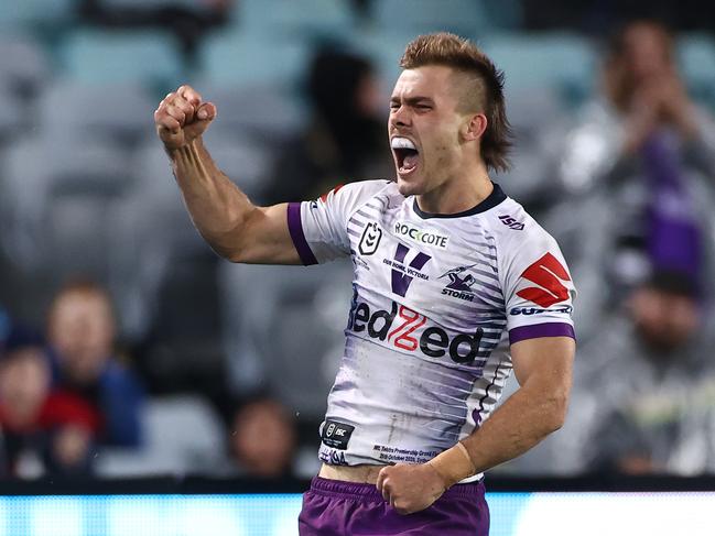 Ryan Papenhuyzen was a deserved Clive Churchill Medallist. Picture: Cameron Spencer/Getty Images