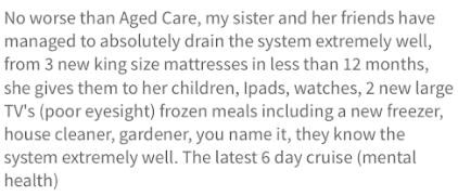 One reader revealed the NDIS is not the only system open to interpretation.