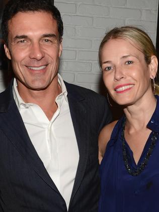 Andre Balazs and then girlfriend Chelsea Handler. Picture: Getty