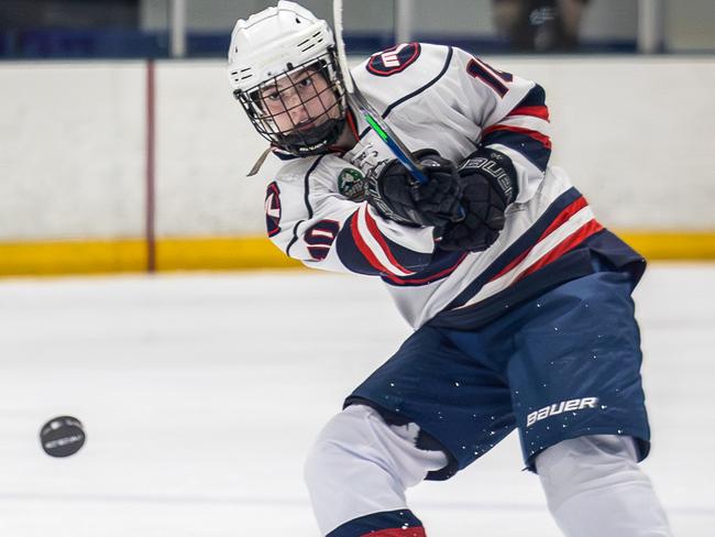 Amelia Grigaliunas in action for Melbourne Ice. Picture: Phil Taylor Photography