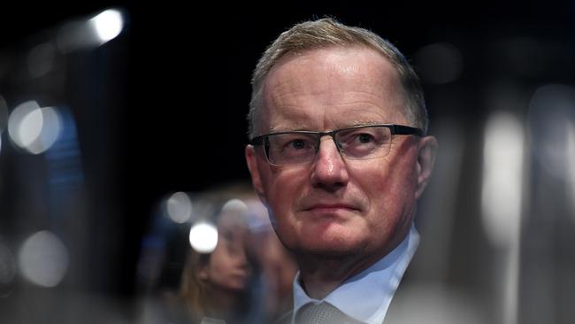 Reserve Bank governor Philip Lowe’s speech at the Citi conference was titled ‘The recovery from a very uneven recession’. Picture: AAP