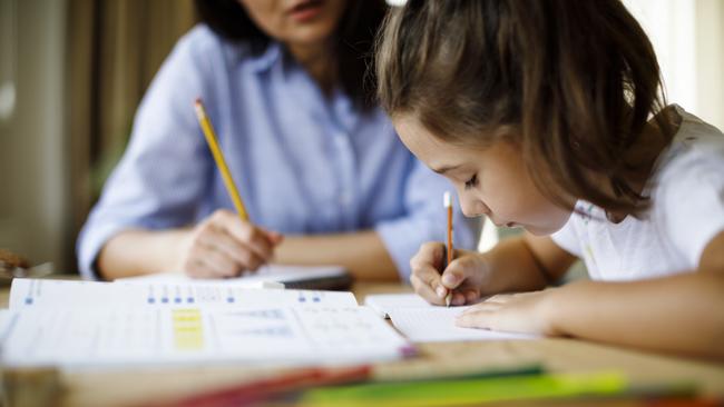 Conventional wisdom says that primary school children should not be overburdened with homework. Picture: Stock image