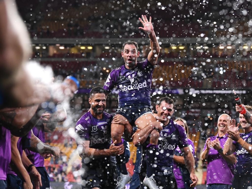 Maybe the world mistook Cameron Smith’s farewell to Suncorp Stadium.