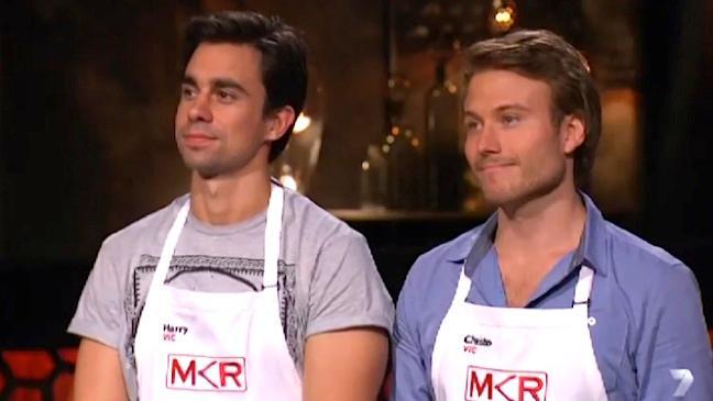 My Kitchen Rules Harry And Christo Eliminated After Showdown With Helena And Vikki