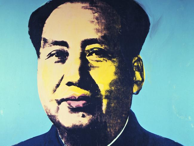 Mao Zedong, by Andy Warhol. Original paintings by the famous artist hang on the walls of Sior Elton’s villa. Picture: Supplied