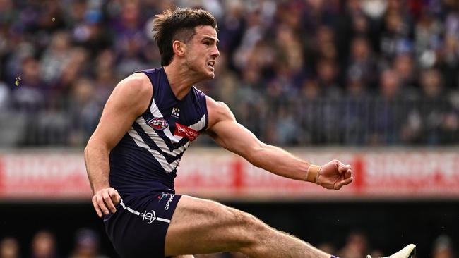 Peter Bell expects co-vice-captain Andrew Brayshaw to sign a contract extension to remain at Fremantle as he approaches free agency next year. Picture: Daniel Carson / Getty Images