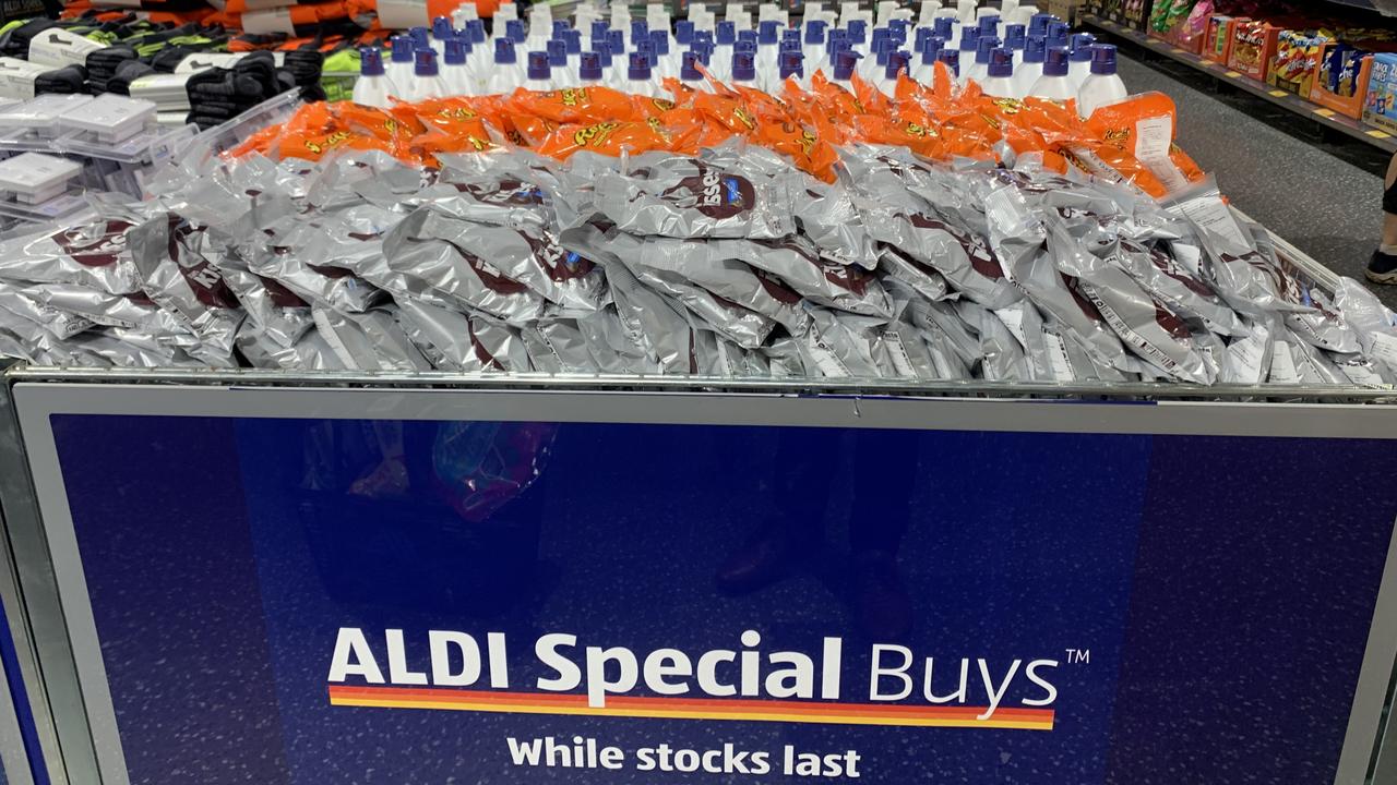 No Aldi Special Buys in this store. Picture: Benedict Brook/news.com.au