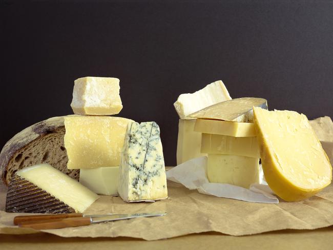 Cheeses and bread are not bad to eat. Picture: Thinkstock 