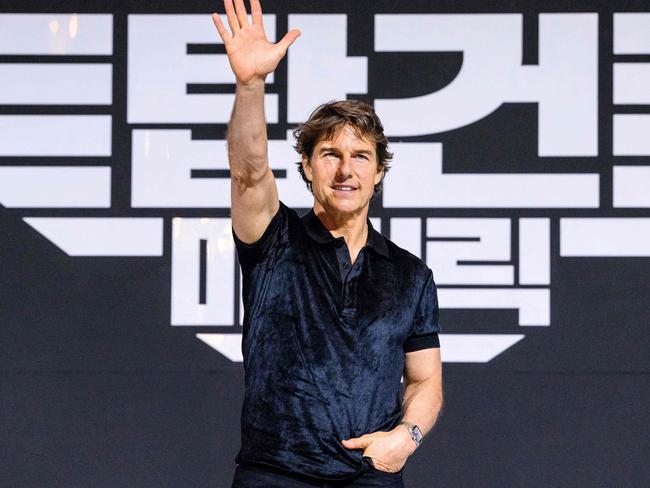 Tom Cruise is preparing for lift off. Picture: ANTHONY WALLACE / AFP