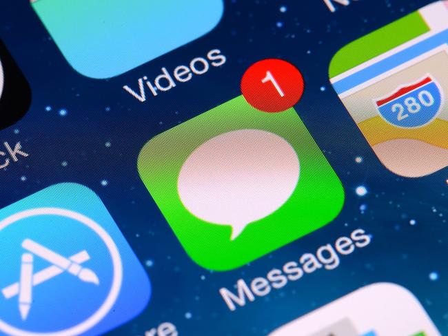 Message apps can be a nightmare for parents. Picture: istock