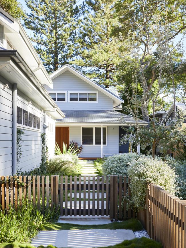 The planting of the front garden is much more complex than the back, with layers of plants to add textural and foliage colour interest. Picture: Natalie Hunfalvay