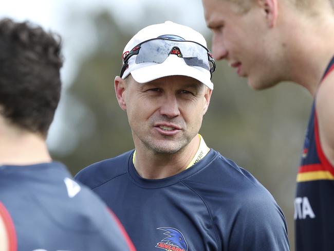 AFL - 14/11/29 - Adelaide Crows 1-4 year players return to official training at West Lakes. New Coach Matthew Nicks  Picture SARAH REED