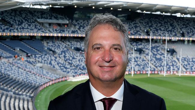 Victorian Chamber of Commerce CEO Paul Guerra at GMHBA Stadium. Picture: Mark Wilson