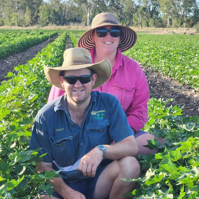 Scott and Krystal Muller of Biloela in Queensland. Picture: Supplied