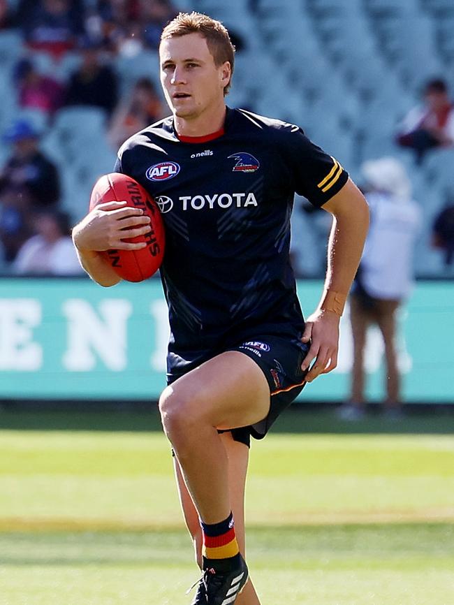 Jordan Dawson’s scoring has slipped. Picture: James Elsby/AFL Photos via Getty Images