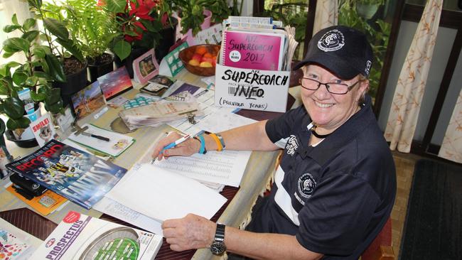 SuperCoach fanatic Merryl McNaughton, 60, at her home in Swan Hill. Picture: Pamela Blackman (Swan Hill Guardian)