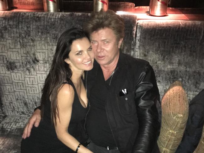 Suzi Taylor gets close to entertainment reporter Richard Wilkins