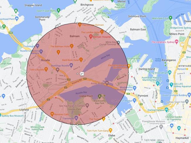 A rough indication of higher density zoning within 1.2km of a new Metro station.