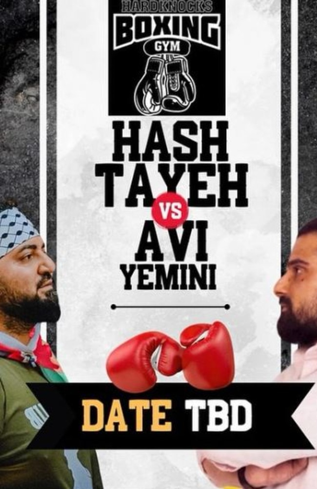 Hasy Tayeh’s social media invitation to Avi Yemini for a ... debate. Just ignore the boxing gloves.