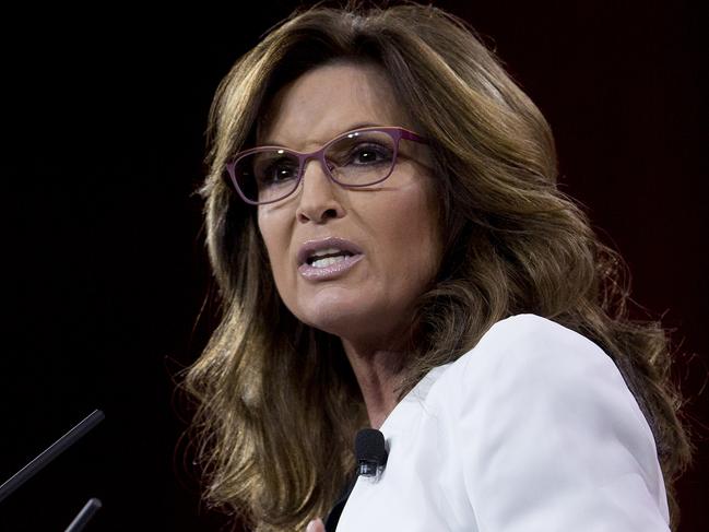 Sarah Palin. Picture: Andrew Harrer/Bloomberg via Getty Images