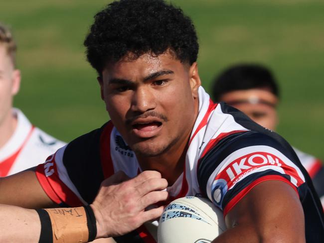 SUNDAY TELEGRAPH: APRIL 9, 2022: SG Ball Cup,  Sydney Roosters Vs St George Dragons at Jubilee Stadium, Kogarah. Picture: Damian Shaw