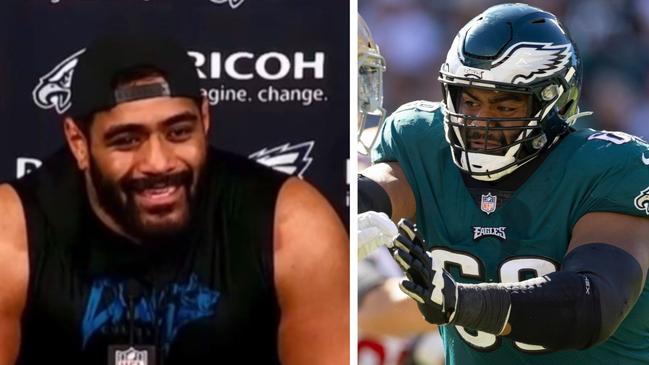 Jordan Mailata is still an Aussie at heart. Photo: Twitter