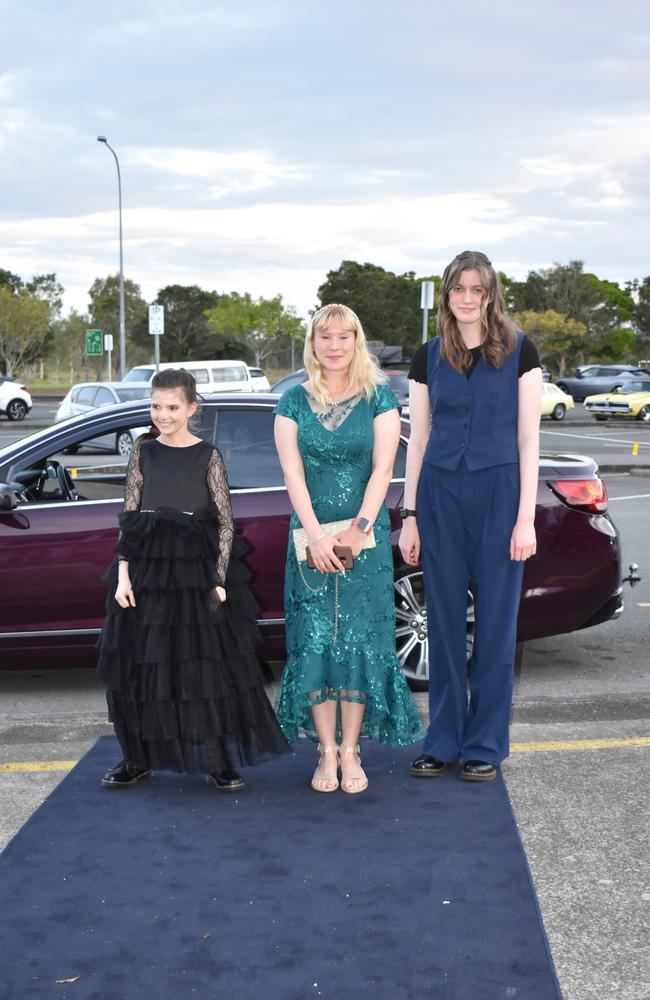 Students at the 2024 Chancellor State College formal.