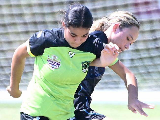 Queensland Indigenous Football's First Nations Indigenous Football CupThursday November 2, 2023. Picture, John Gass