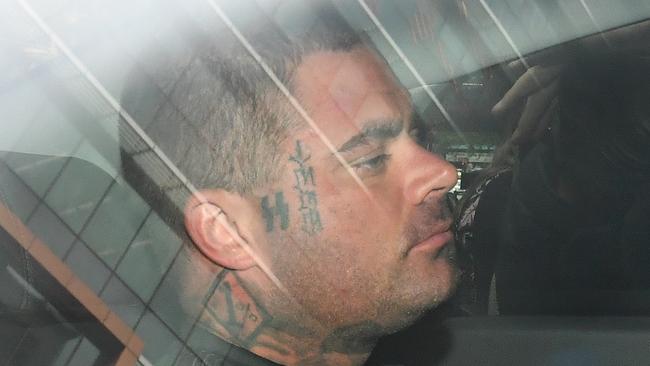 Andrew Heil arrives at the Melbourne Magistrates Court in January. Picture: AAP