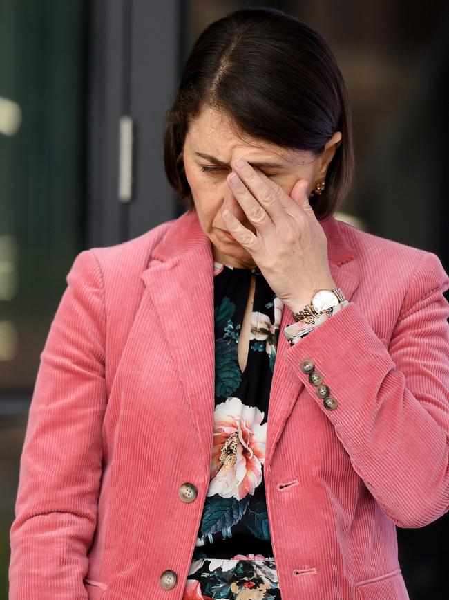 NSW Premier Gladys Berejiklian in Sydney on Sunday. Picture: Bianca De Marchi