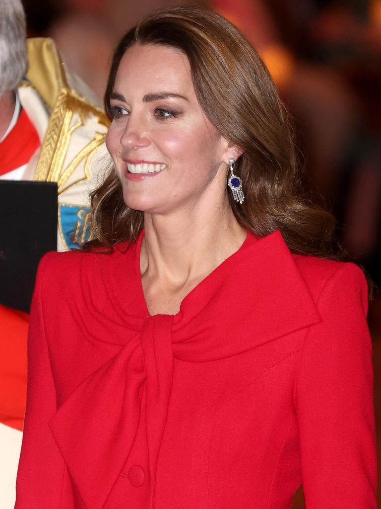 The Duchess of Cambridge at the Together at Christmas community carol service. Picture: Chris Jackson/Getty Images