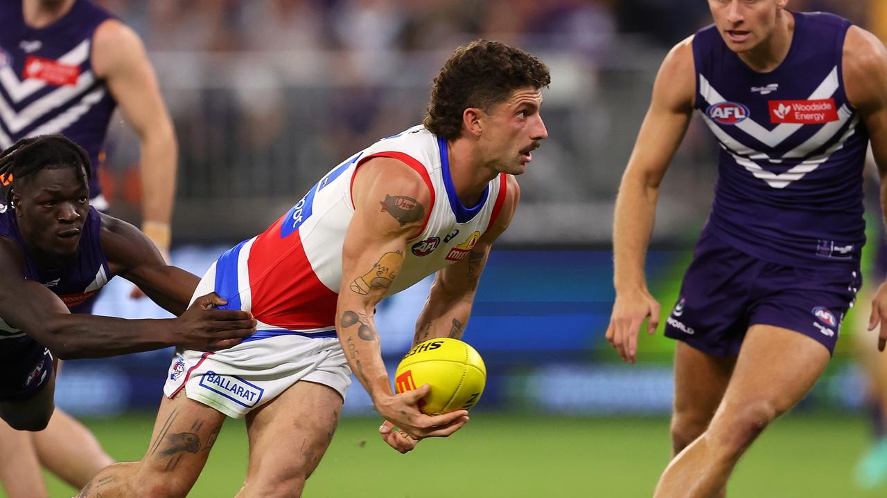 Clearance king Tom Liberatore is expected to be fit to face the Giants at Manuka Oval on Saturday. Picture: Paul Kane / Getty Images