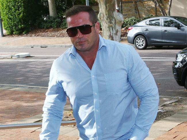 Clint Pollard arriving at court last month where he was given a good behaviour bond and fine. Pic: AAP Image/Sue Graham