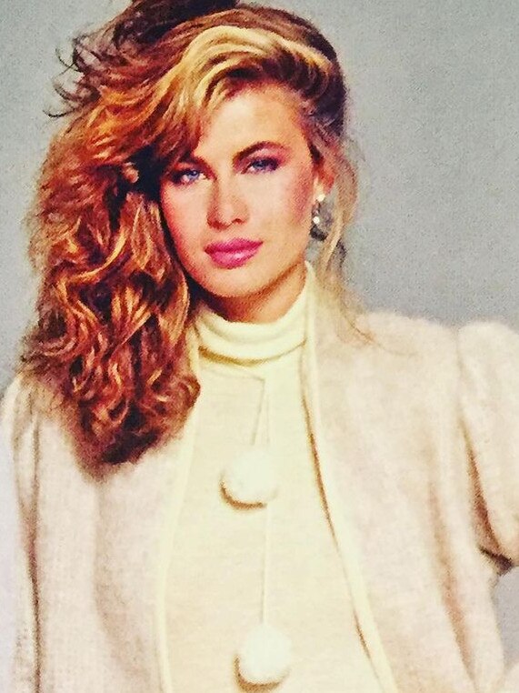 Deborah Hutton in a 1992 modelling shoot. (Picture: Supplied)