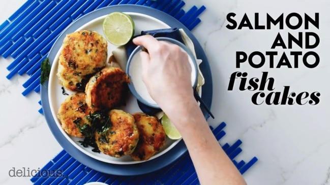 Salmon potato fish cakes