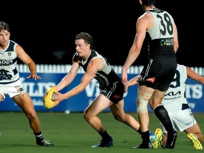 Jack Watkins is a chance to be drafted. Picture: Courtney Pedlar/PAFC