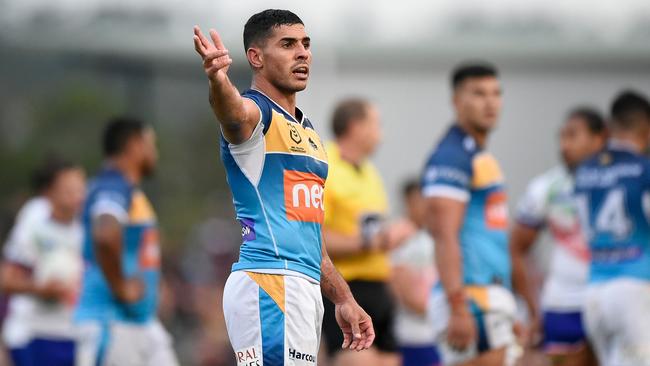 Jamal Fogarty of the Titans. Photo: Matt Roberts/Getty Images