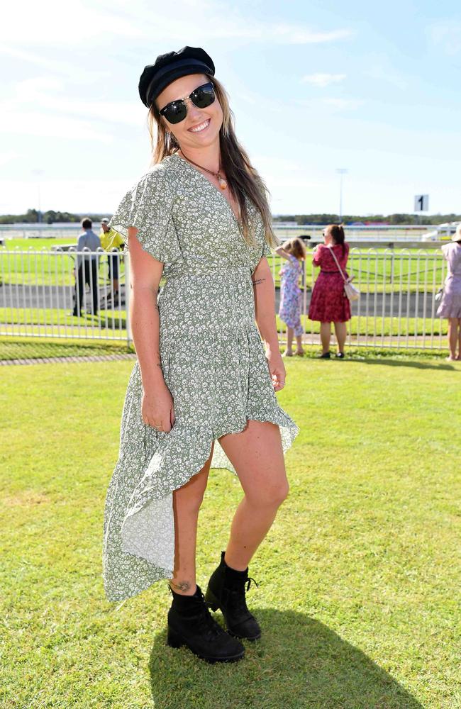 Jess Featherstone at Coast to Coast Raceday, Corbould Park. Picture: Patrick Woods.